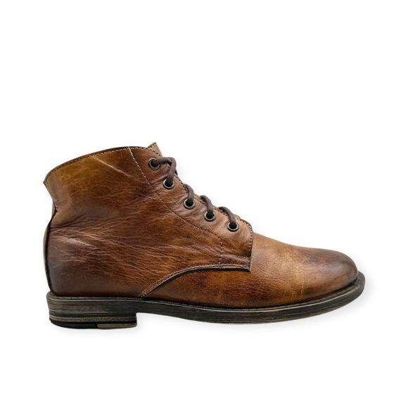 Men's Bed Stu Bradley Rustic Brown Leather Oxford Mid Boots Sz: 8.5 - Picture 4 of 12